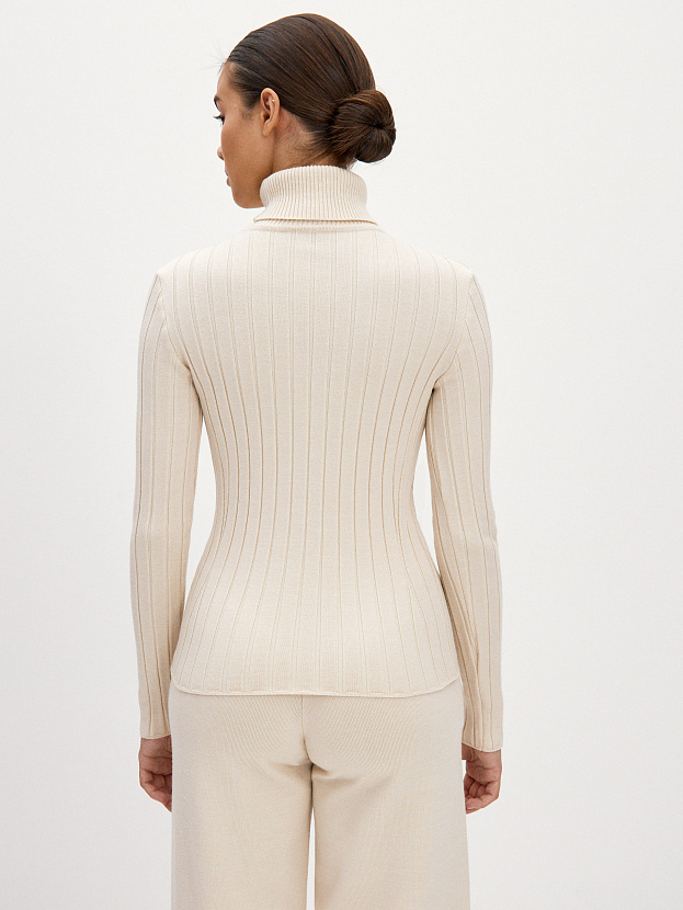 Веста водолазка трикотажная (кремовый, 44-46)