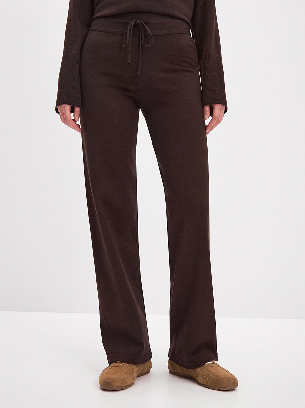 Сатурн брюки трикотажные (шоколадный, 44-46/164-170)