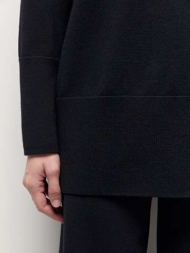 Сатурн джемпер трикотажный (черный, 44-46)