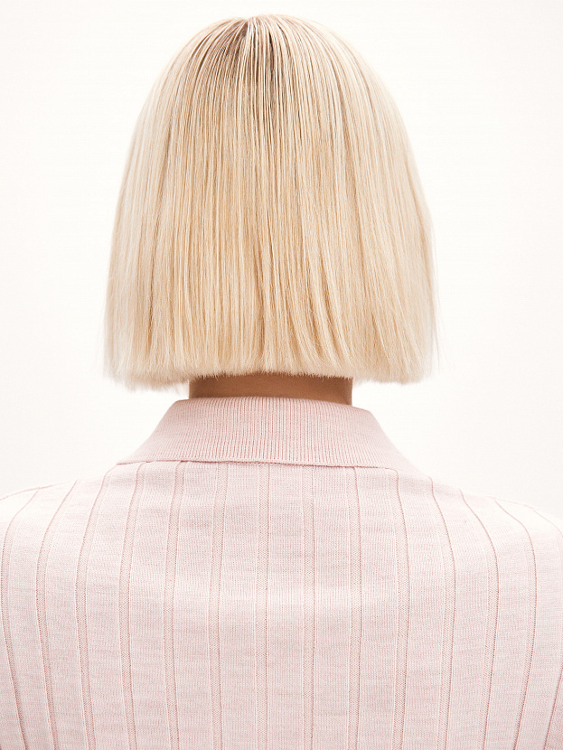 Пейдж джемпер (поло) трикотажный (бледно-розовый, 44-46)