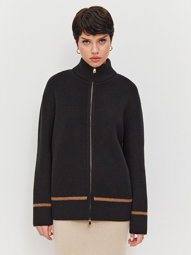 Азимут джемпер трикотажный (черный, 44-46)