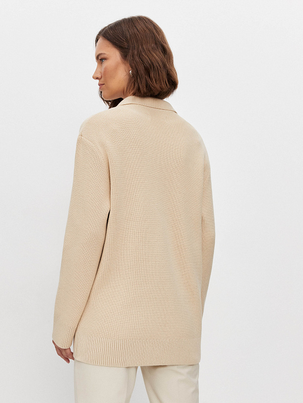 Лира кардиган трикотажный (св.бежевый, 44-46)