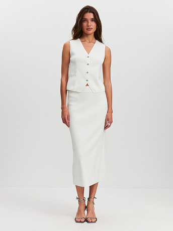 Жилет из хлопка с вискозой Тиффани