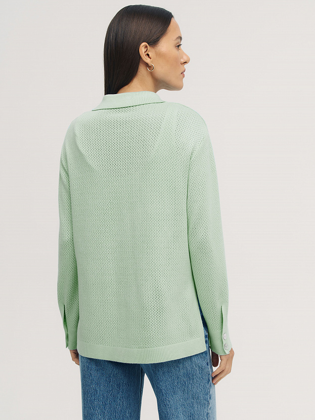 Джули кардиган трикотажный (мятный, 44-46)