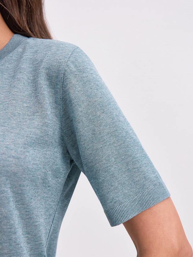 Гелекси джемпер трикотажный (мятный, 44-46)