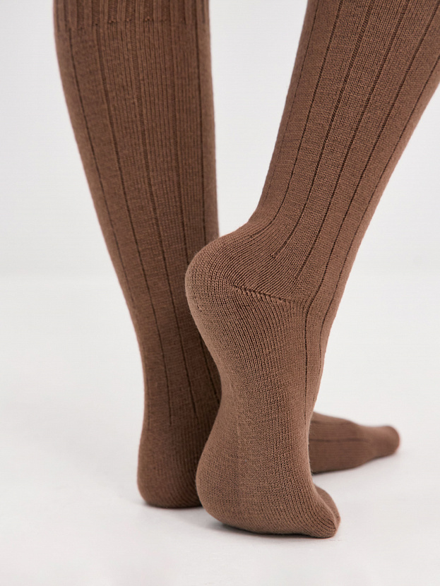 Гольфы трикотажные Степ (т.бежевый, 36-40)