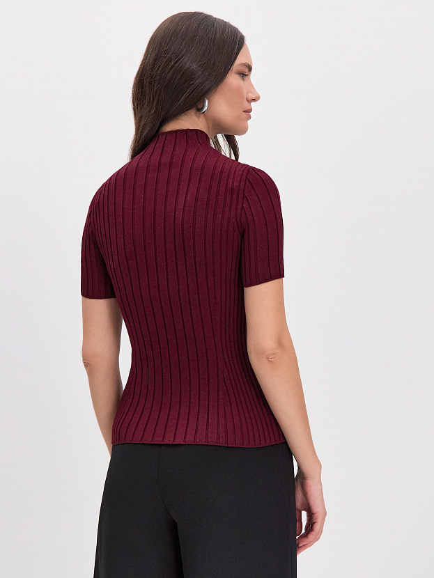 Феникс водолазка трикотажная (бордо, 44-46)