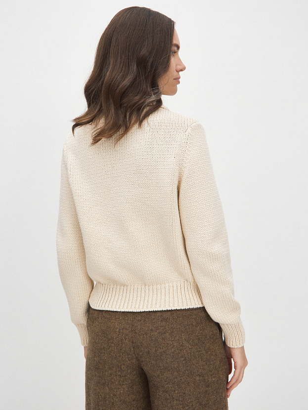 Клауди кардиган трикотажный (кремовый, 44-46)