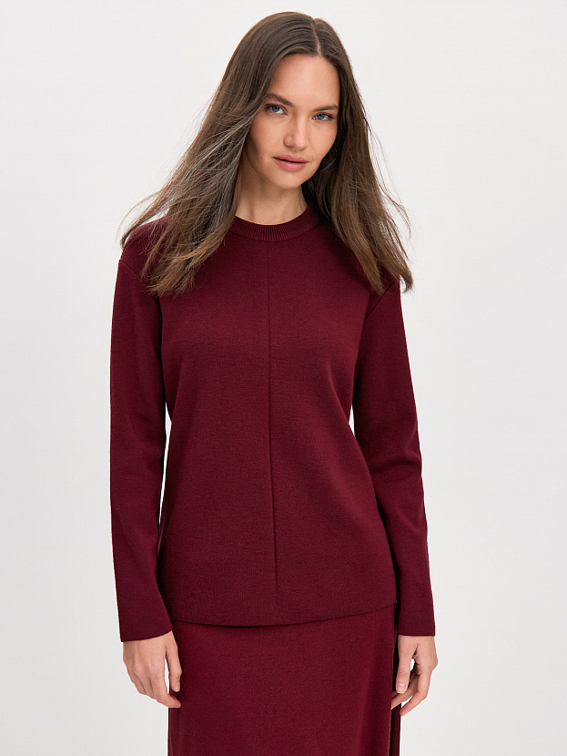 Меридиан джемпер трикотажный (бордо, 44-46)