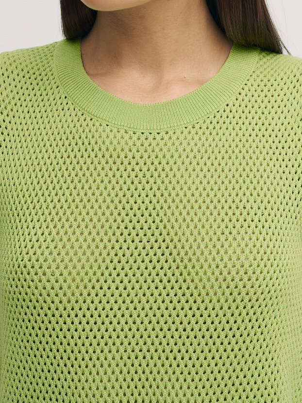 Терри джемпер без рукавов трикотажный (св.салатовый, 44-46)