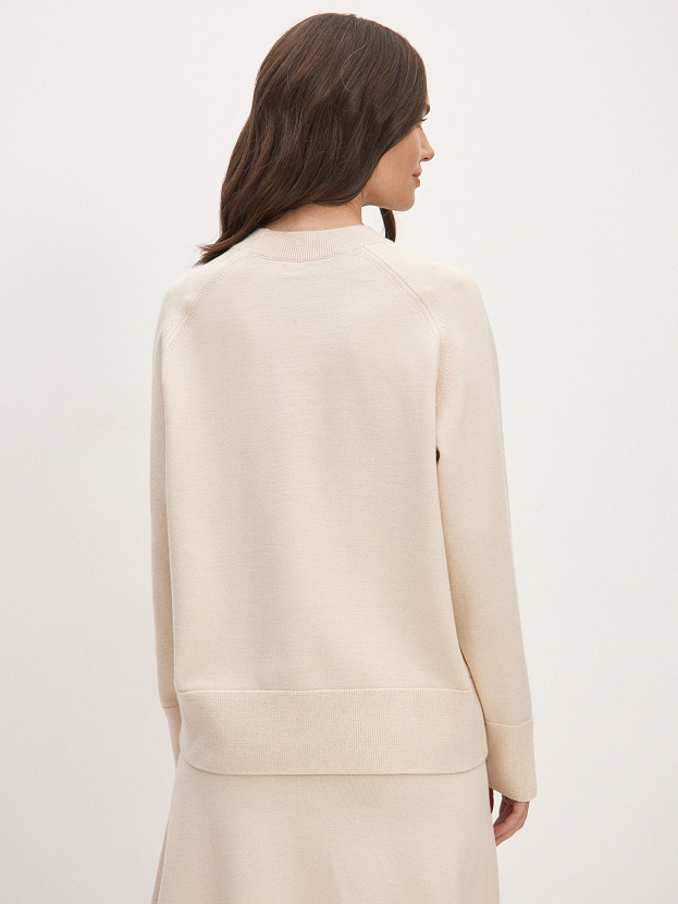 Сеул джемпер трикотажный (кремовый, 44-46)