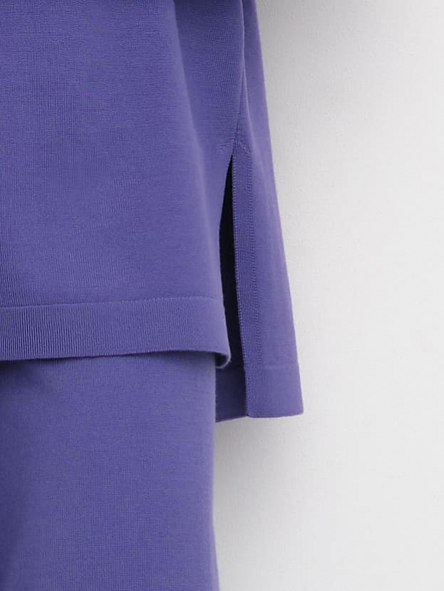 Джемми костюм ( рубашка+брюки ) трикотажный (фиолетовый, 40-42/164-170)