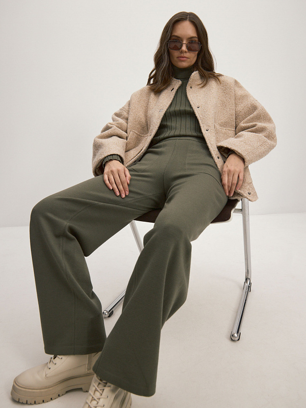 Фуджи брюки трикотажные (хаки, 44-46/164-170)