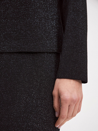 Джемпер из шерсти мериноса с вискозой и люрексом Логан