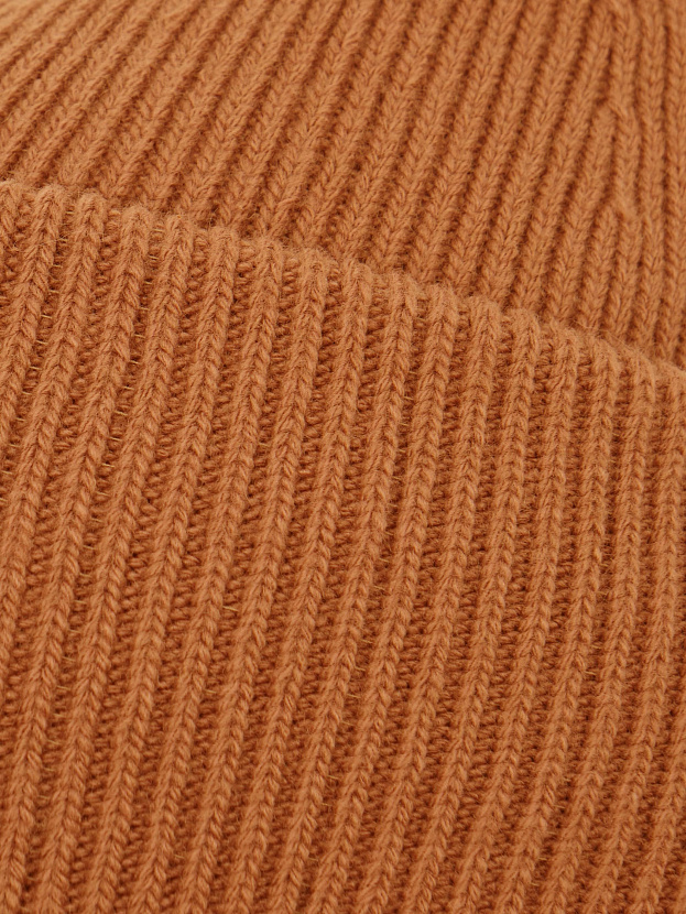 Айсберг комплект (шапка+ шарф) трикотажный (оранжевый, 56-58)