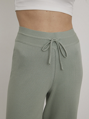 Брюки с хлопком Палаццо