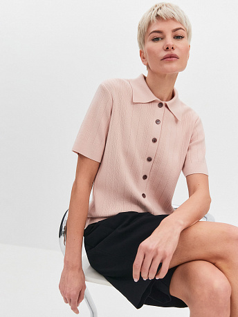 Джемпер поло с коротким рукавом Лусио