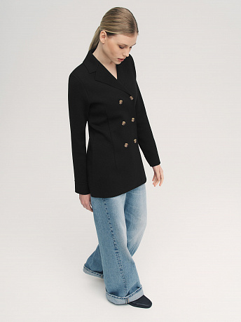 Жакет удлиненный из хлопка с вискозой Диор