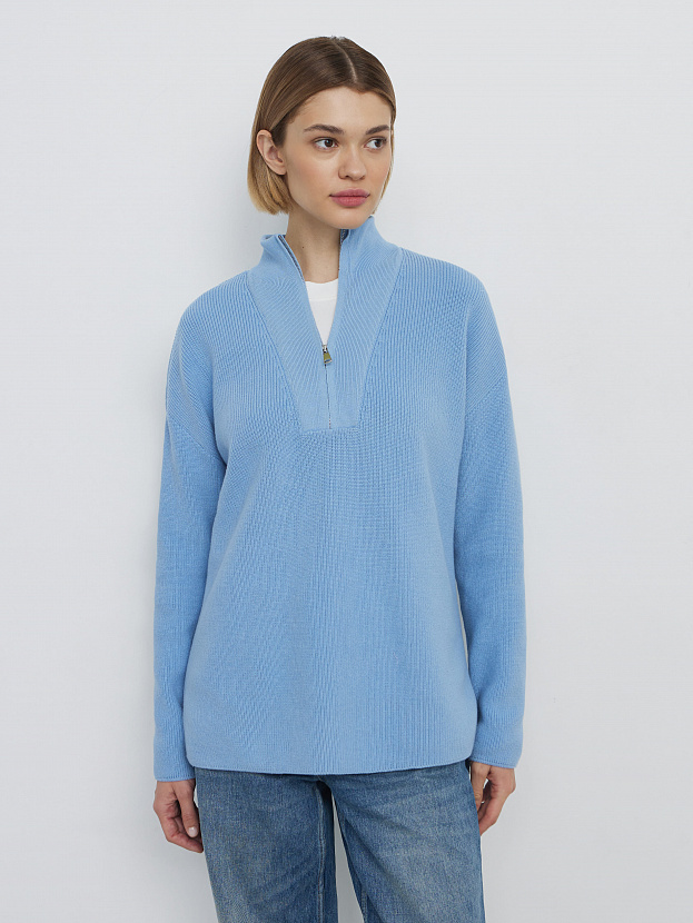 Райди джемпер трикотажный (голубой, 44-46)