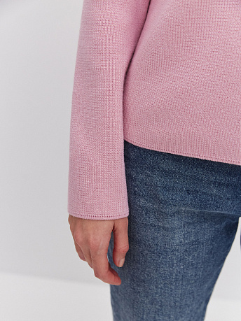 Джемпер поло из шерсти мериноса Крафт