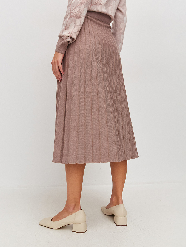 Тахо юбка трикотажная (розовато-серый, 44-46)