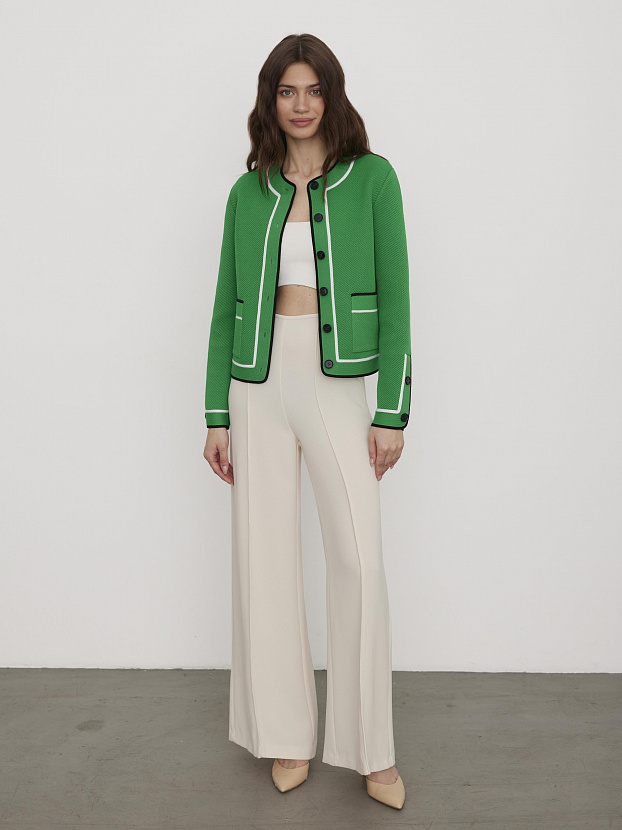 Майя жакет трикотажный (ярко-зеленый, 46-48)