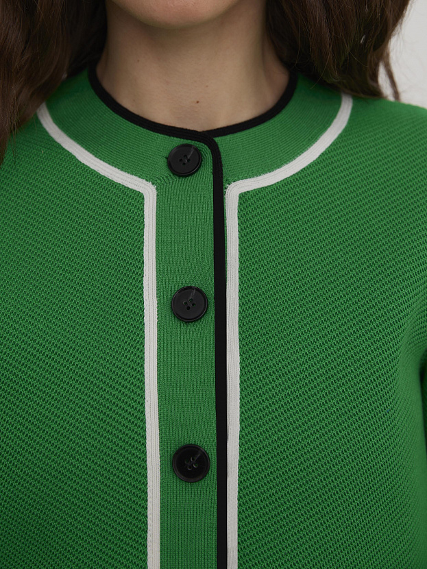 Майя жакет трикотажный (ярко-зеленый, 46-48)