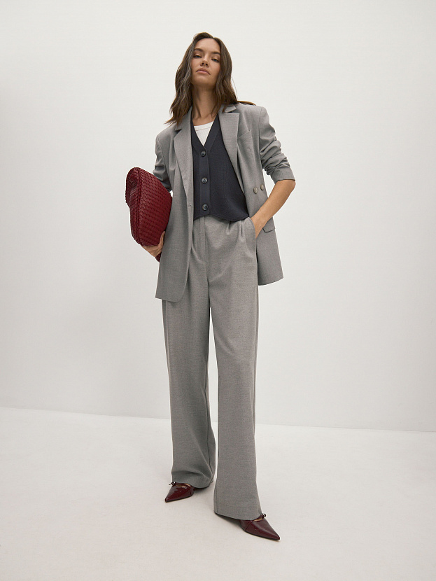 Вита жилет трикотажный (серый, 44-46)