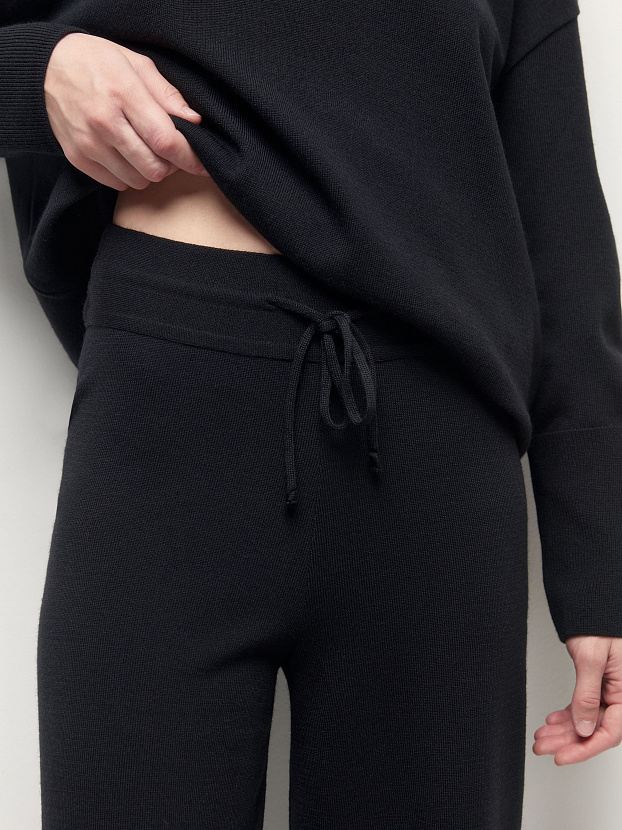 Сатурн костюм (джемпер+брюки) трикотажный (черный, 40-42/164-170)