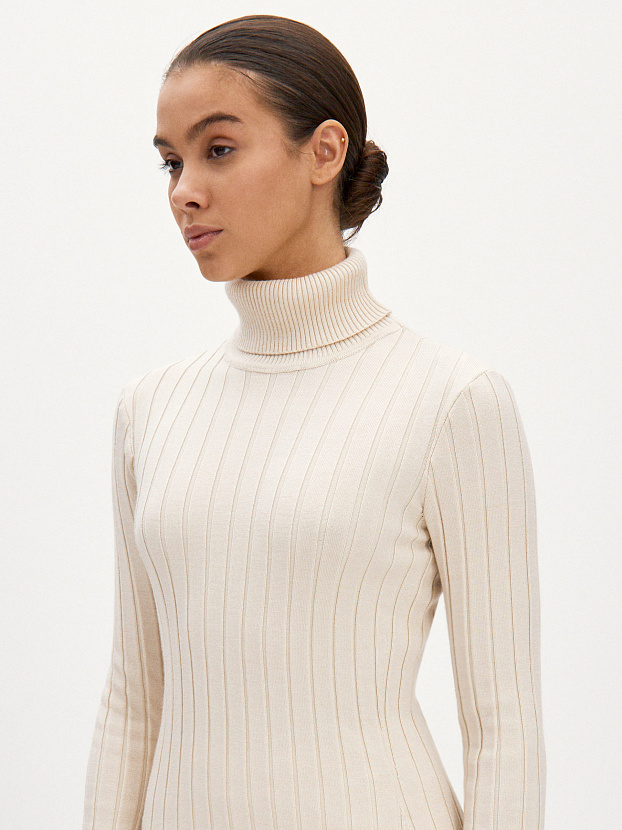 Веста водолазка трикотажная (кремовый, 44-46)