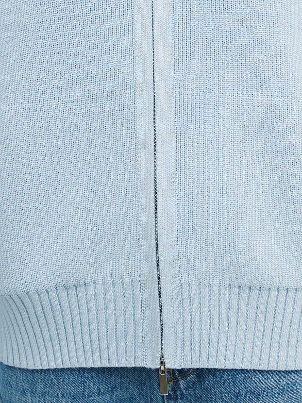 Честер джемпер (бомбер) трикотажный (св.голубой, 44-46)