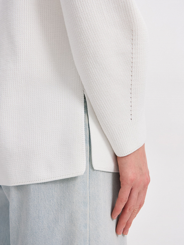 Родос кардиган трикотажный (белый, 44-46)