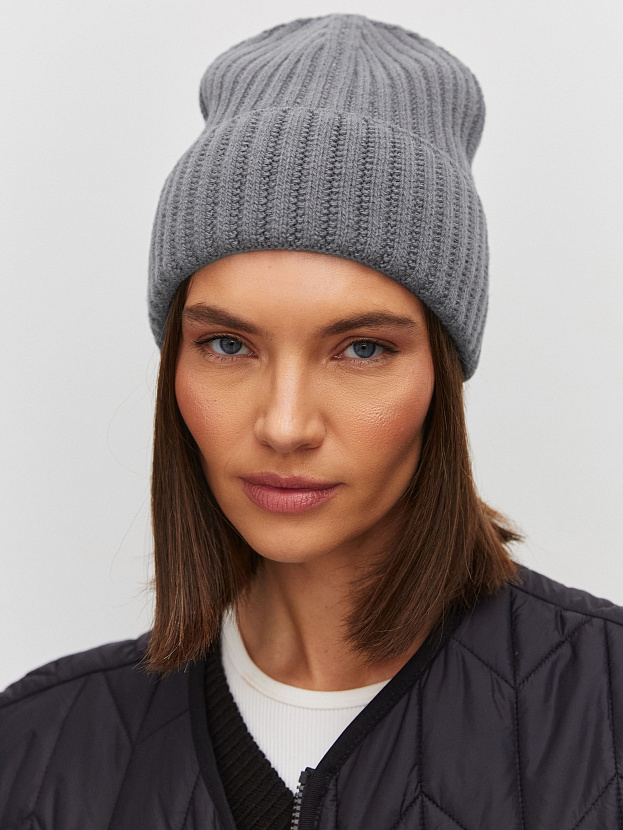 Лайт2 шапка трикотажная (мышино-серый, 56-58)