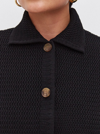 Жакет укороченный с фактурным узором Селена