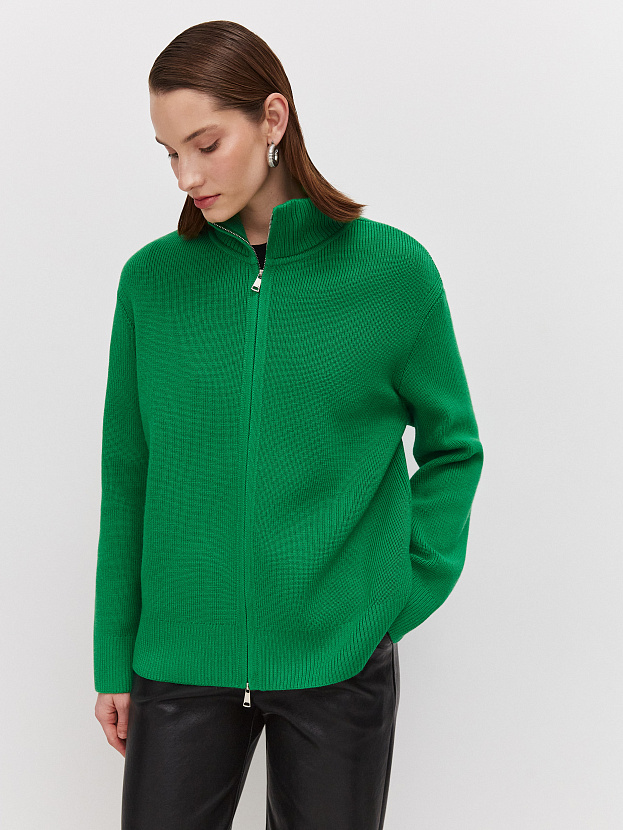 Азимут джемпер трикотажный (ярко-зеленый, 44-46)