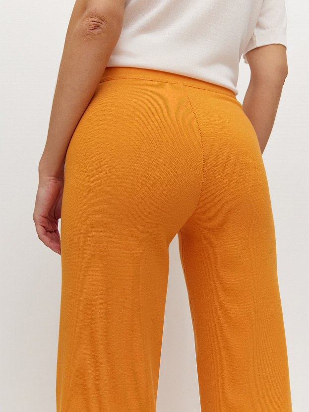 Палаццо брюки трикотажные (оранжевый, 40-42/164-170)