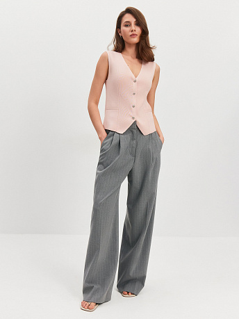 Жилет из хлопка с вискозой Тиффани