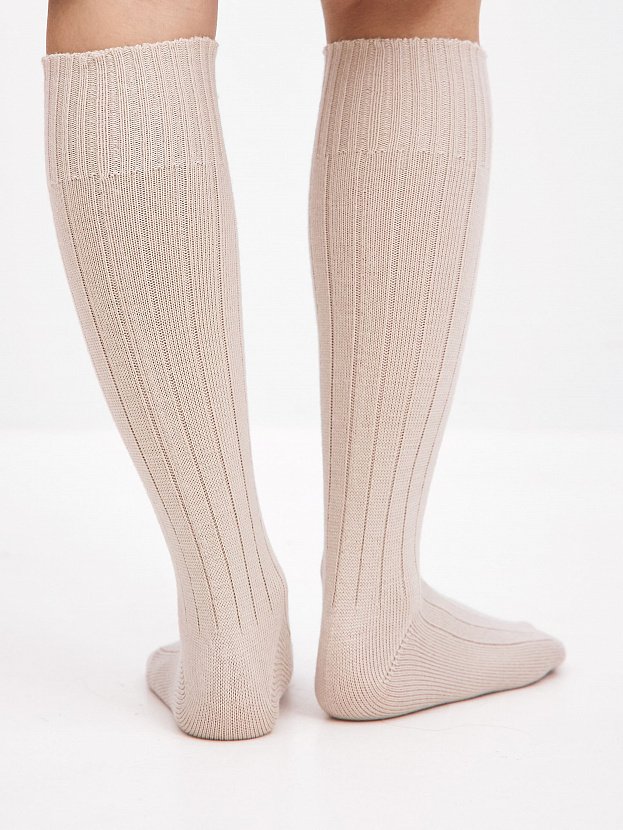 Гольфы трикотажные Степ (св.песочный, 36-40)