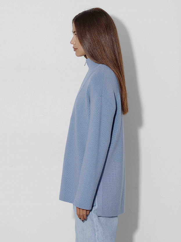 Голди джемпер трикотажный (серо-голубой, 44-46)