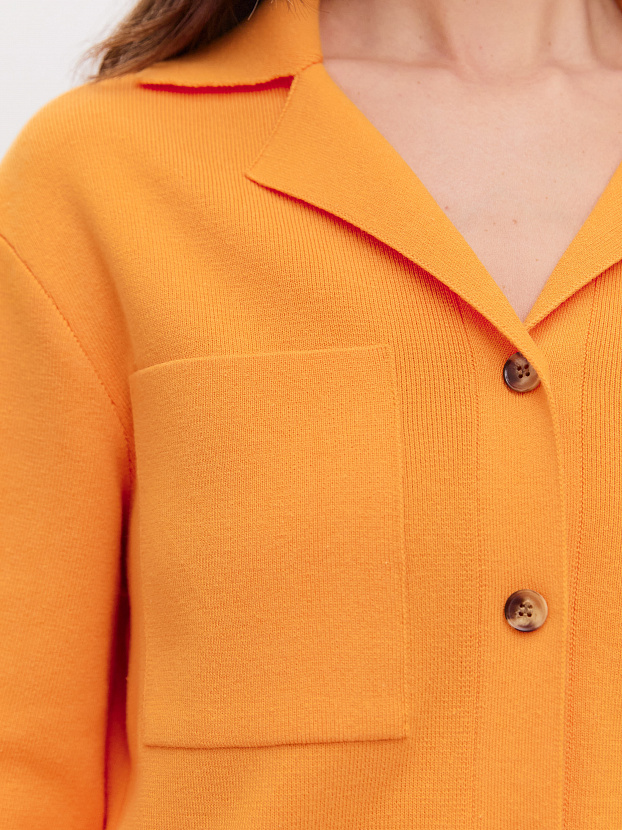 Фрида жакет трикотажный (оранжевый, 44-46)