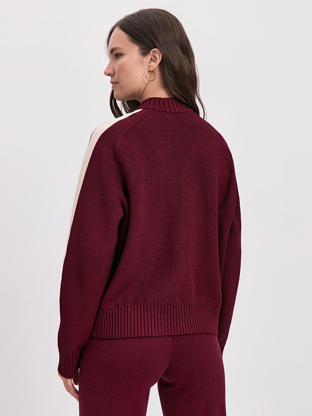 Энджел джемпер (бомбер) трикотажный (бордо, 44-46)