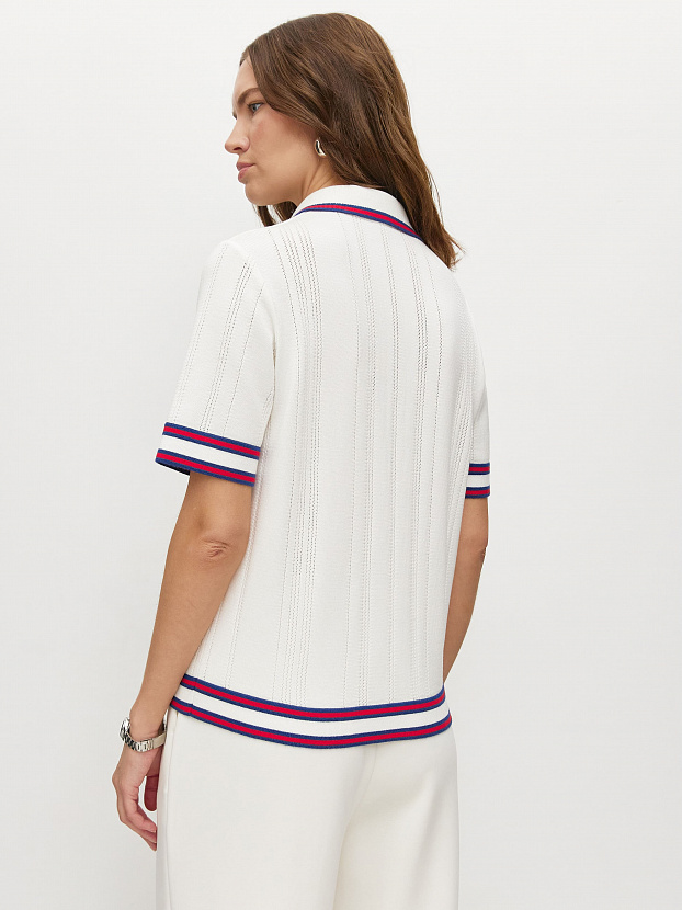 Данте джемпер (футболка) трикотажный (белый, 44-46)