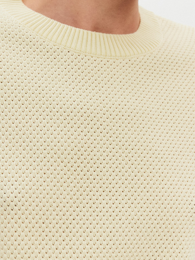 Элмонд джемпер (футболка) трикотажный (бледно-желтый, 44-46)