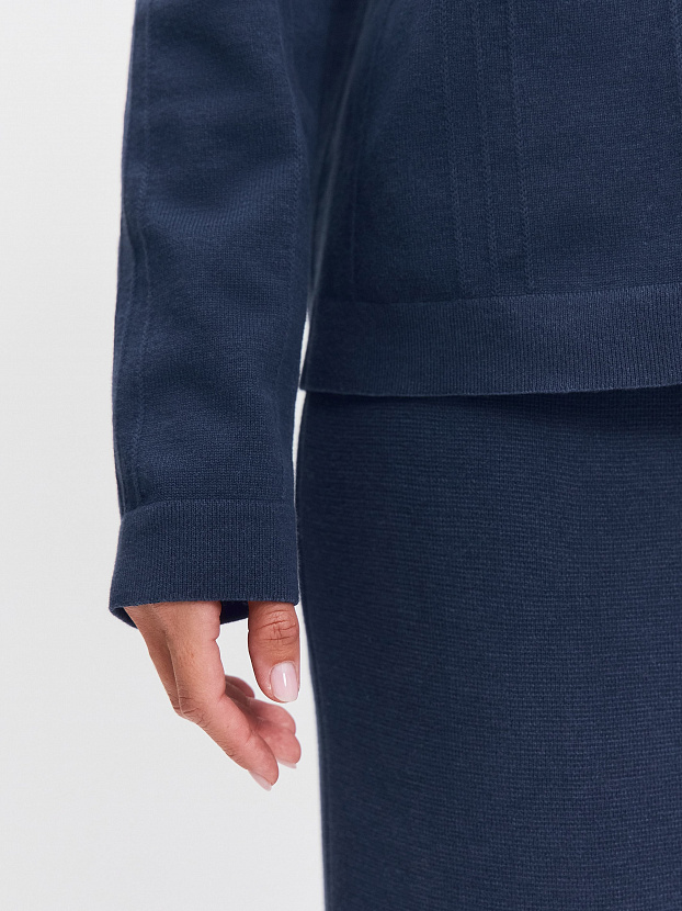 Мишель кардиган трикотажный (синий, 44-46)