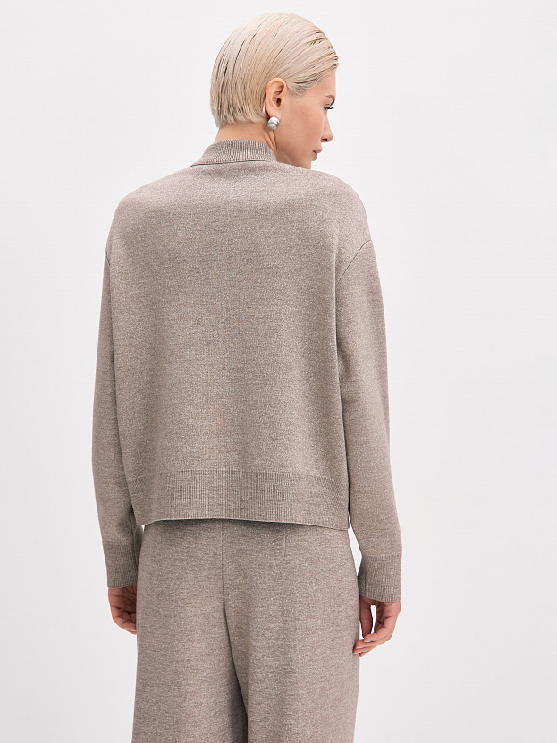 Нейс джемпер (бомбер) трикотажный (какао, 44-46)