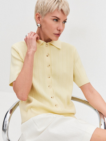 Джемпер поло с коротким рукавом Лусио