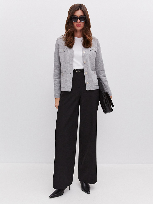 Гамма кардиган трикотажный (св.маренго, 44-46)