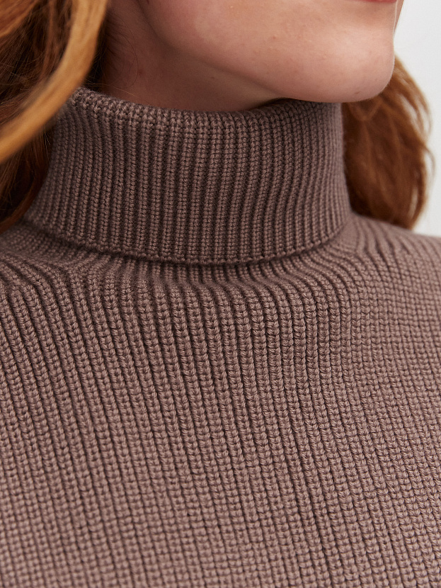 Катимо манишка трикотажная (какао)