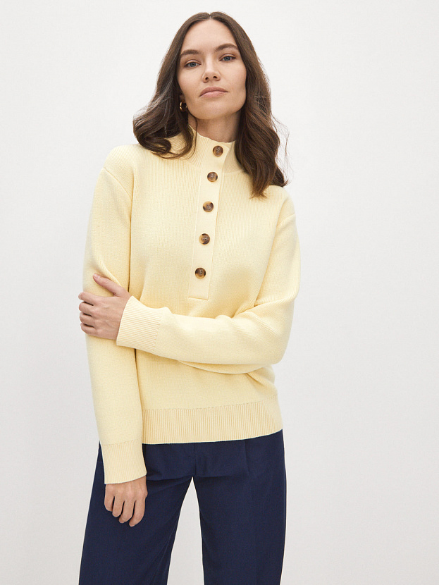 Мюнхен джемпер трикотажный (светло-желтый, 44-46)