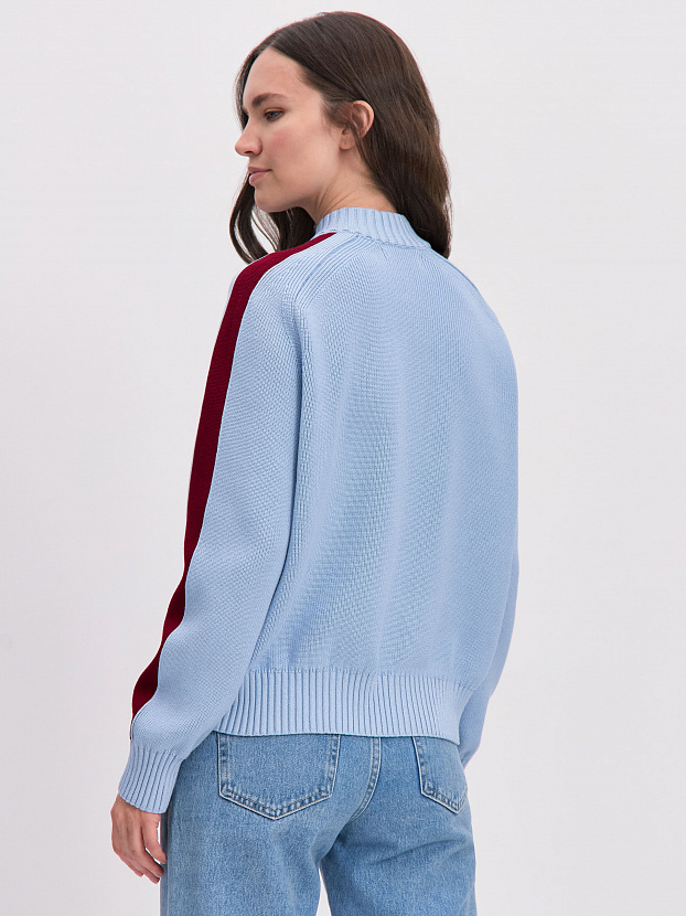 Энджел джемпер (бомбер) трикотажный (голубой, 44-46)